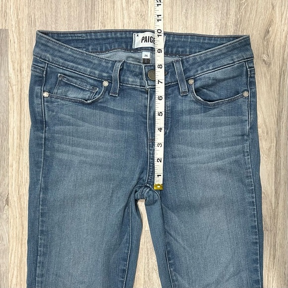 Paige Verdugo Skinny Ankle Jeans Medium Wash Denim Pants Stretch Size 26 - Picture 4 of 8